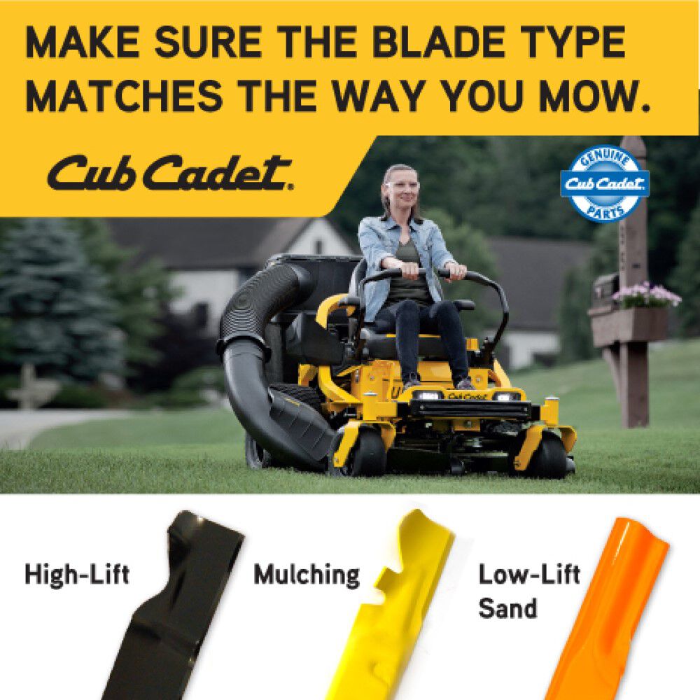 Cub cadet 46 top inch high lift blades